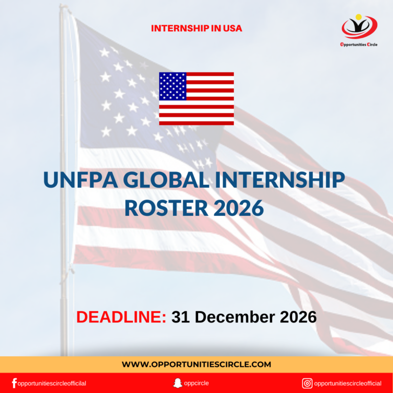 UNFPA Global Internship Roster 2026