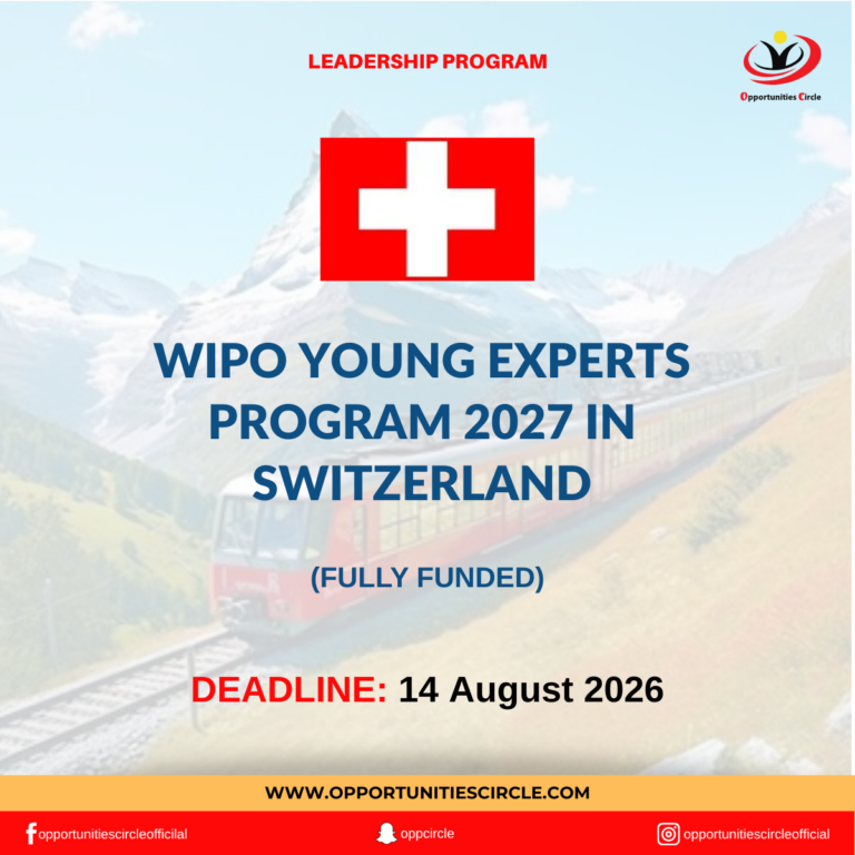 WIPO Young Experts Program 2027 in Switzerland