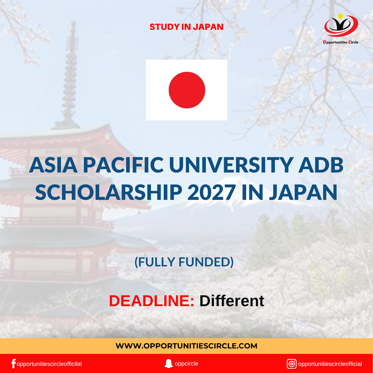 Asia Pacific University ADB Scholarship 2027 in Japan | Fully Funded — Opportunities Circle