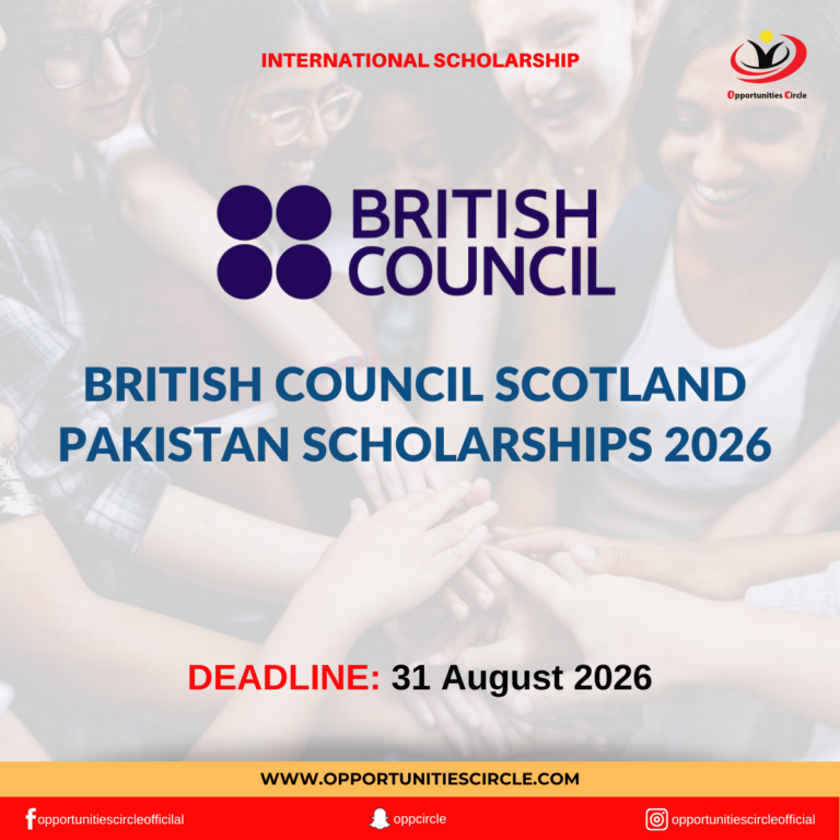 British Council Scotland Pakistan Scholarships 2026