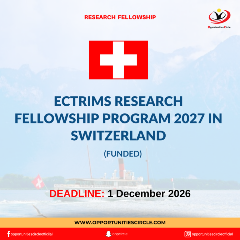 ECTRIMS Research Fellowship Program 2027 in Switzerland