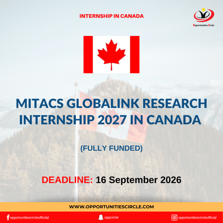 MITACS Globalink Research Internship 2027 in Canada