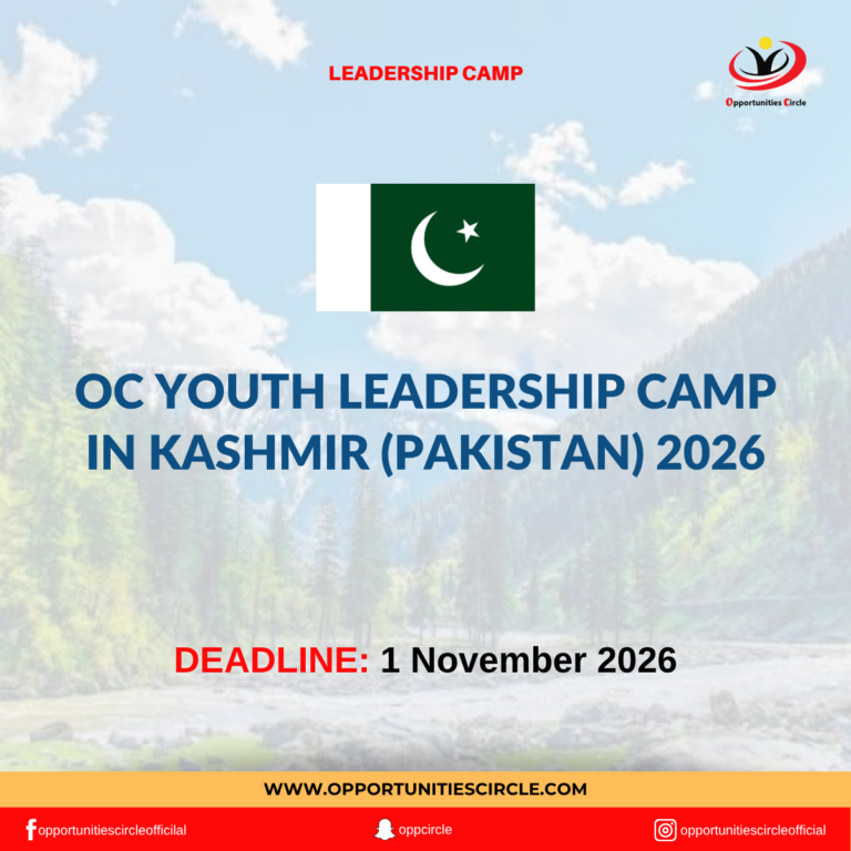 Oc Youth Leadership Camp in Kashmir (Pakistan) 2026