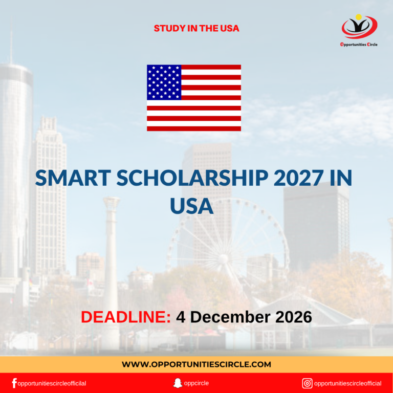 SMART Scholarship 2027 in USA