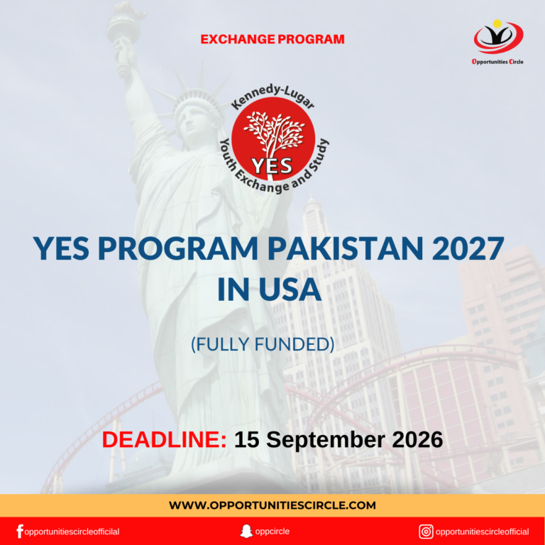 YES Program Pakistan 2027 in USA