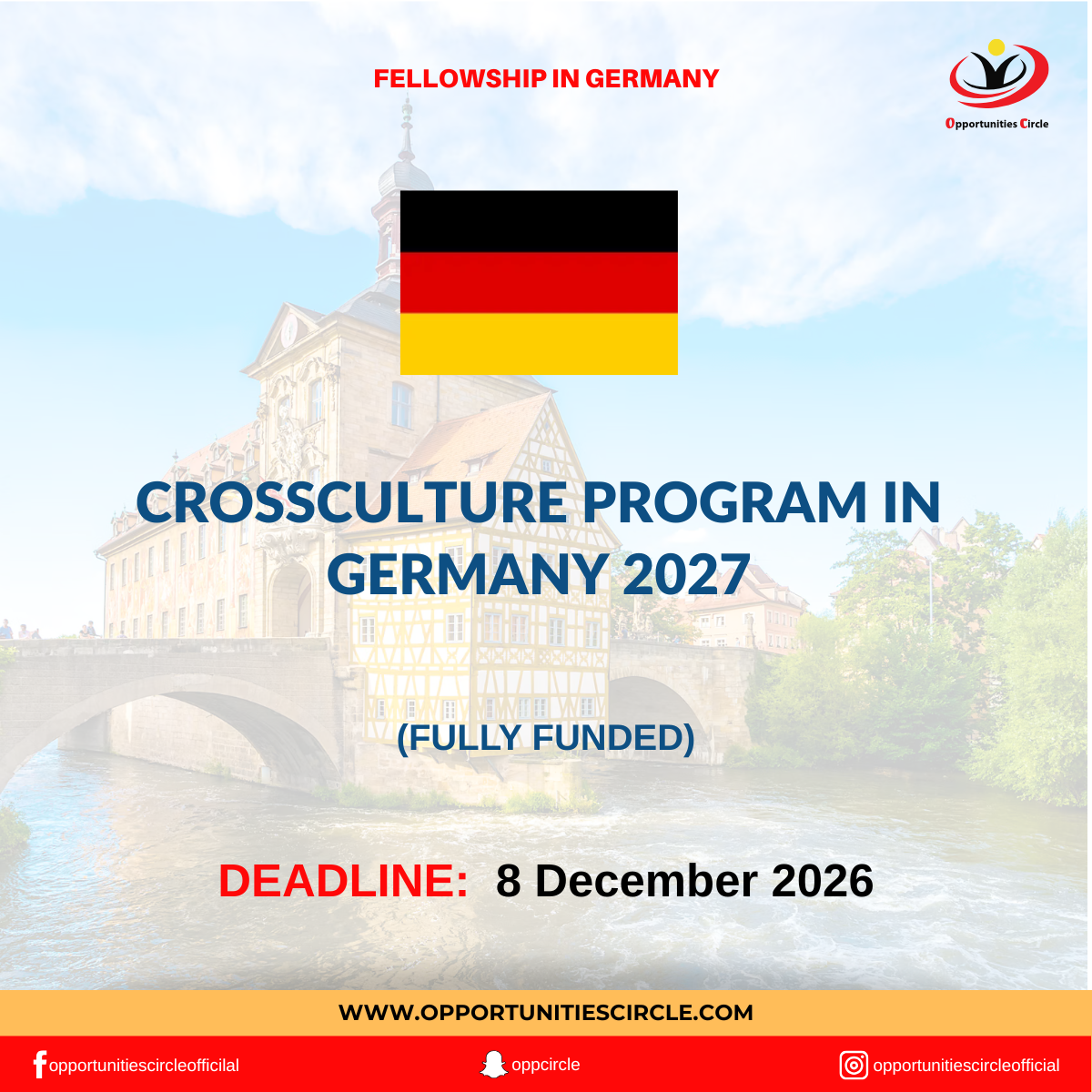 CrossCulture Program in Germany 2027 | Fully Funded | CCP Fellowships