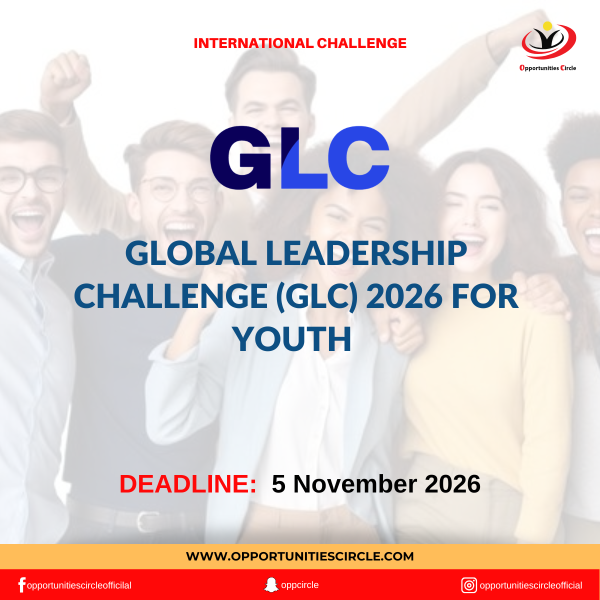 Global Leadership Challenge (GLC) 2026 for Youth