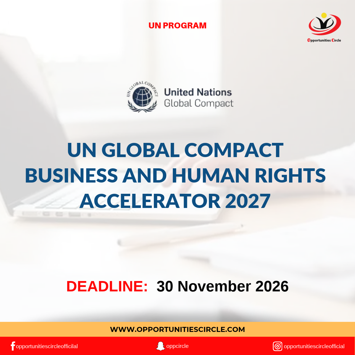 UN Global Compact Business and Human Rights Accelerator 2027